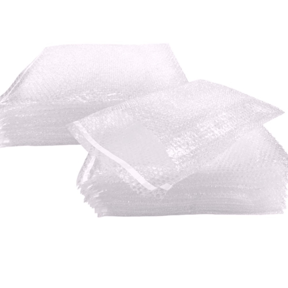 50 Bubble Out Mailers Clear Bubble Wrap Pouches Self Sealing Shipping Bag padded